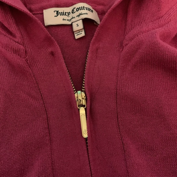 Juicy Couture Pink Hoodie Small - Picture 2 of 3